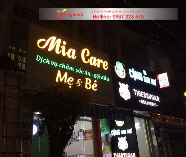 bảng hiệu chữ nổi