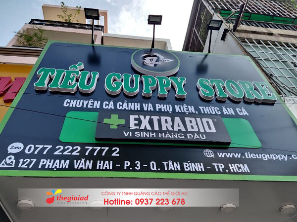 bảng hiệu alu mica