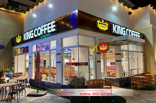 bảng hiệu quảng cáo cafe