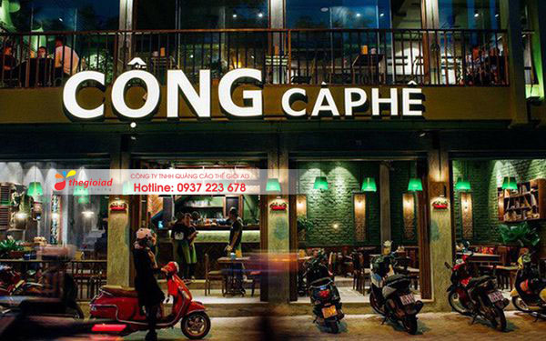bảng hiệu cà phê đẹp