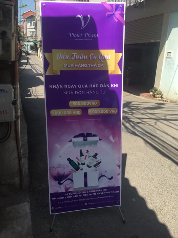 in standee quận gò vấp