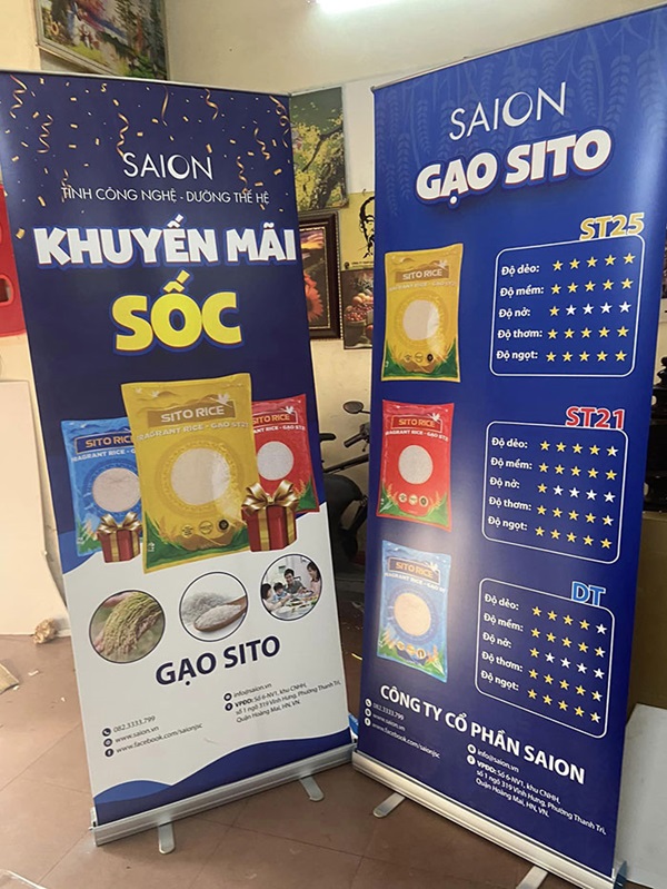 in standee tphcm